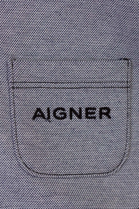 AIGNER LOGO-EMBROIDERED BLAZER