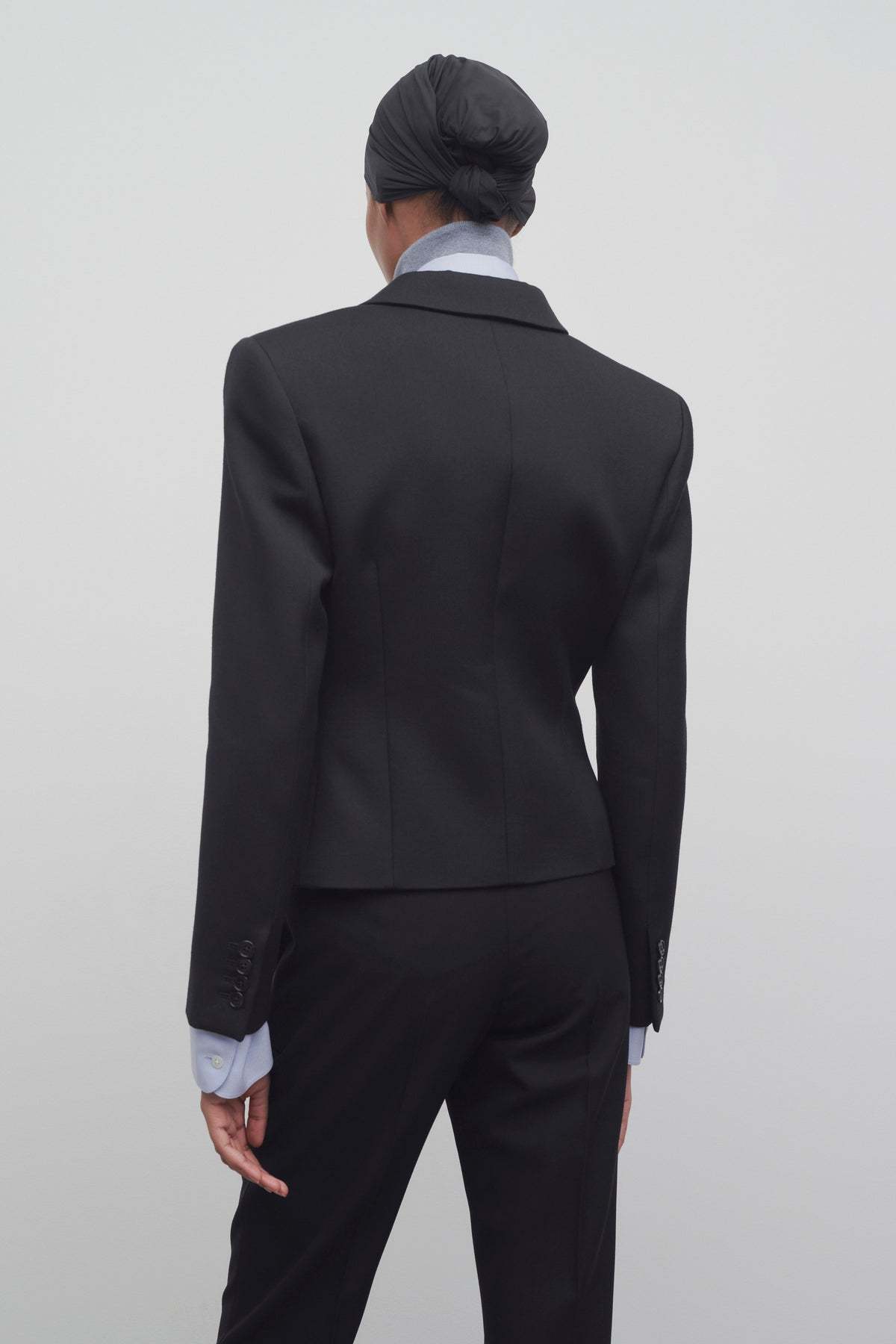 The Row Fletcher Single-breasted Wool Jacket In Black
