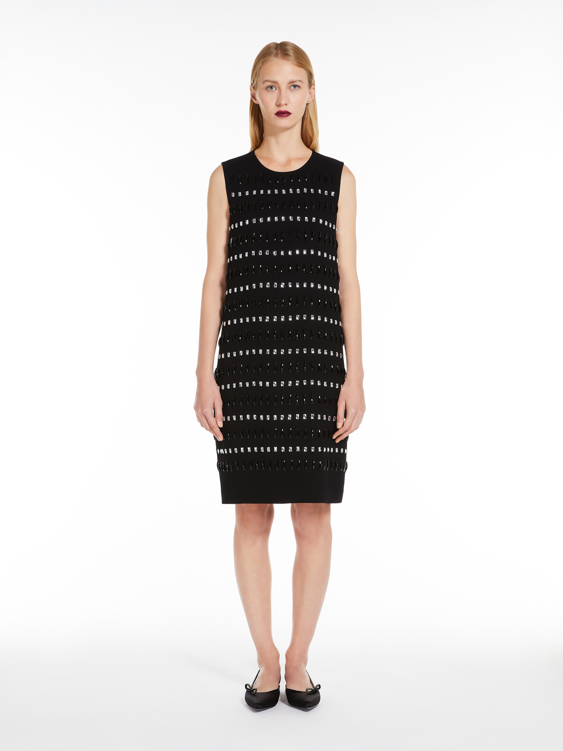 Max Mara Women's Piave Cady Dress In Black