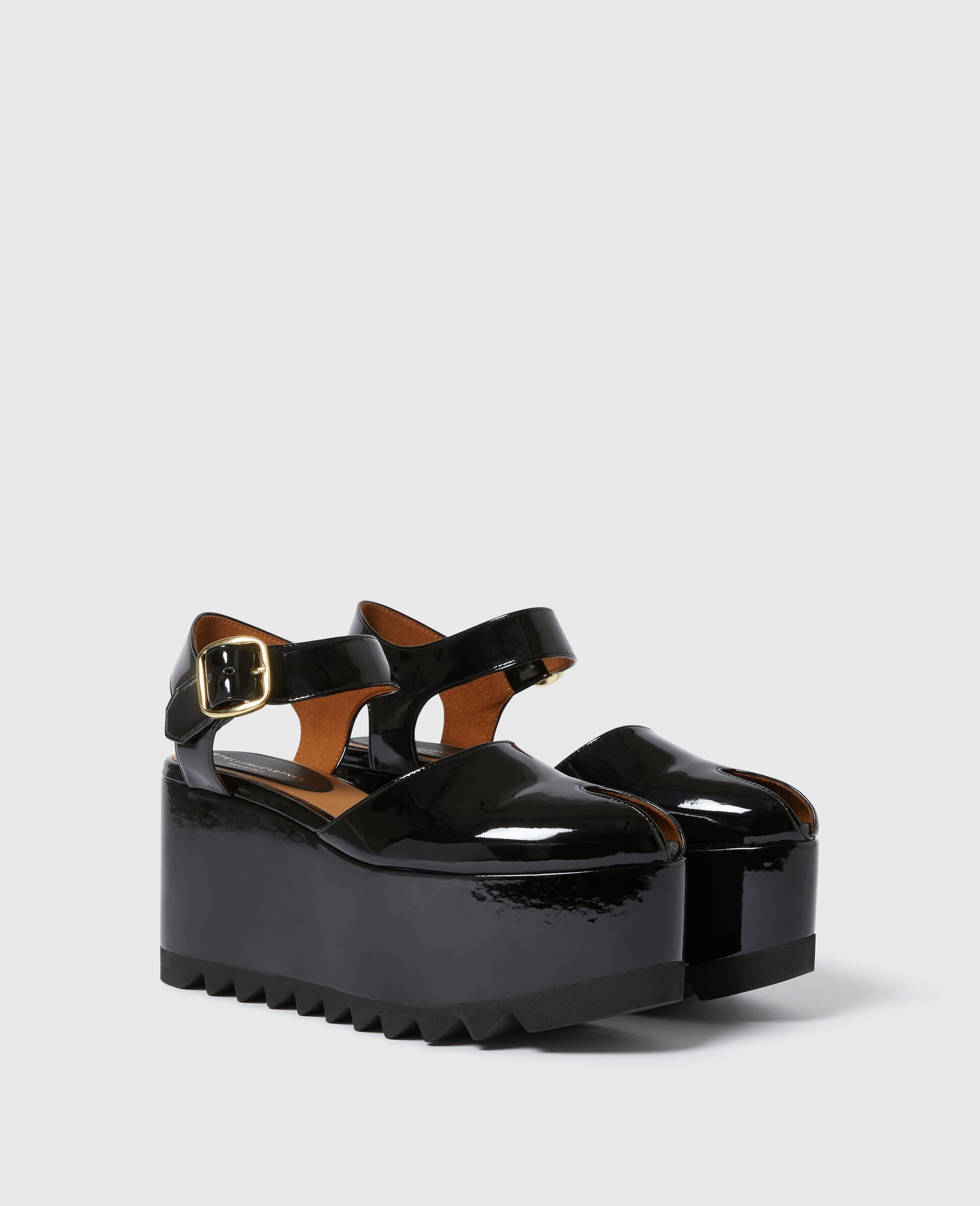 Stella Mccartney Elyse Platform Sandals In Black