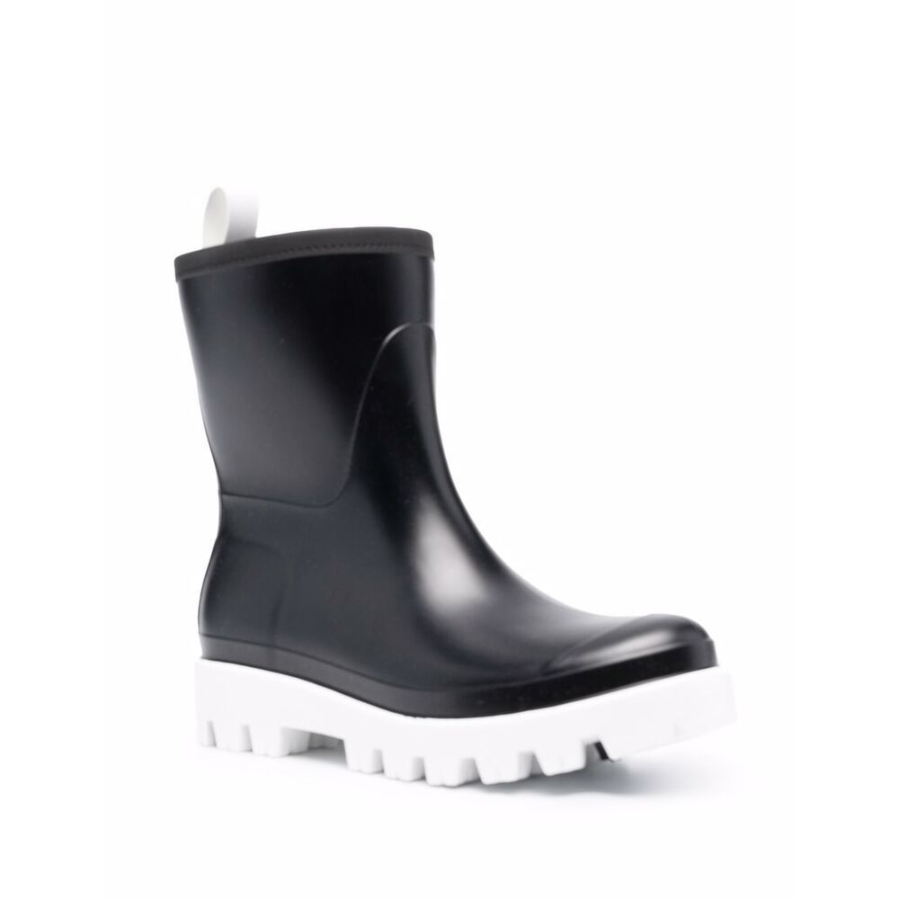 Gia Couture Ankle Boots In Black