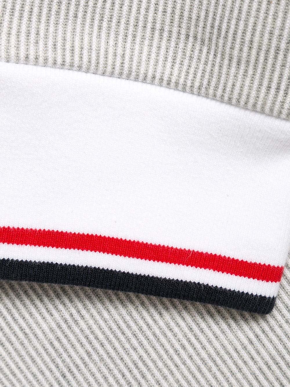 Thom Browne Rib Pull-rope Sweatpants In White