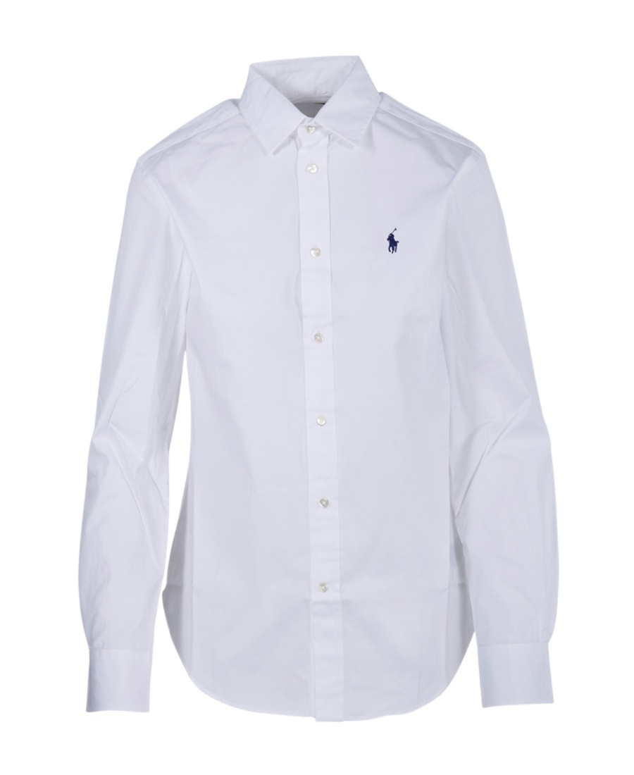 Polo Ralph Lauren Relaxed Fit Linen Shirt In White