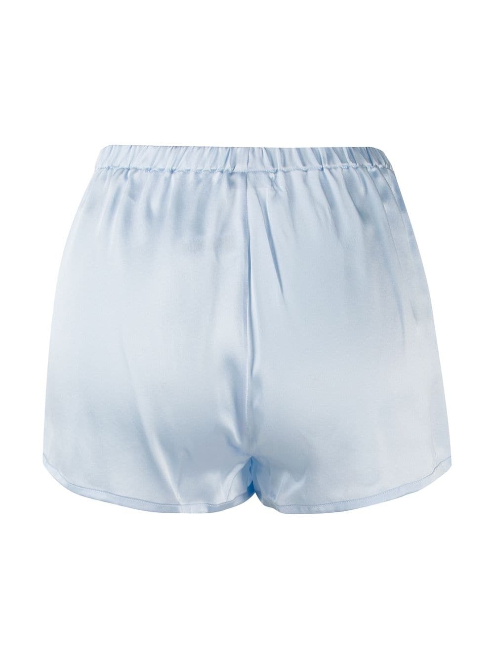 La Perla Silk Side-button Lounge Shorts In White