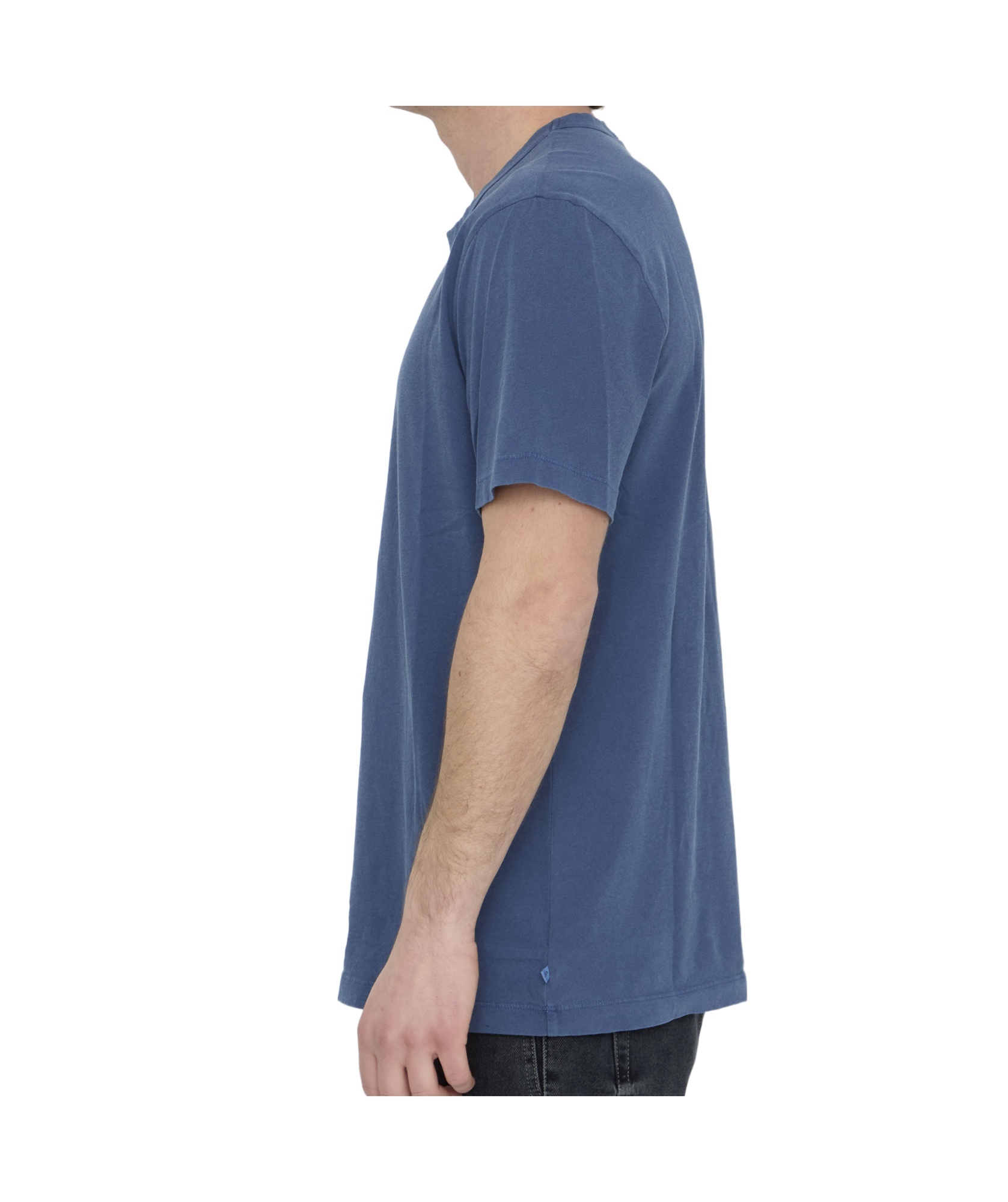 Shop James Perse Crew-neck T-shirt In Blue