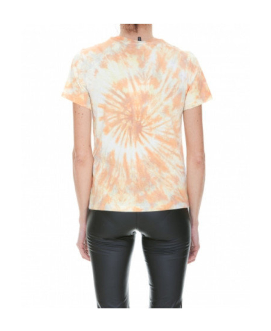 Kenzo Logo Tie-dye T-shirt In Nude