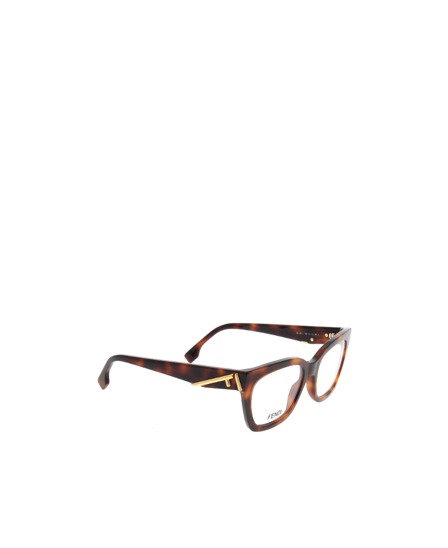 Fendi Eyewear Cat-eye Frame Glasses In White