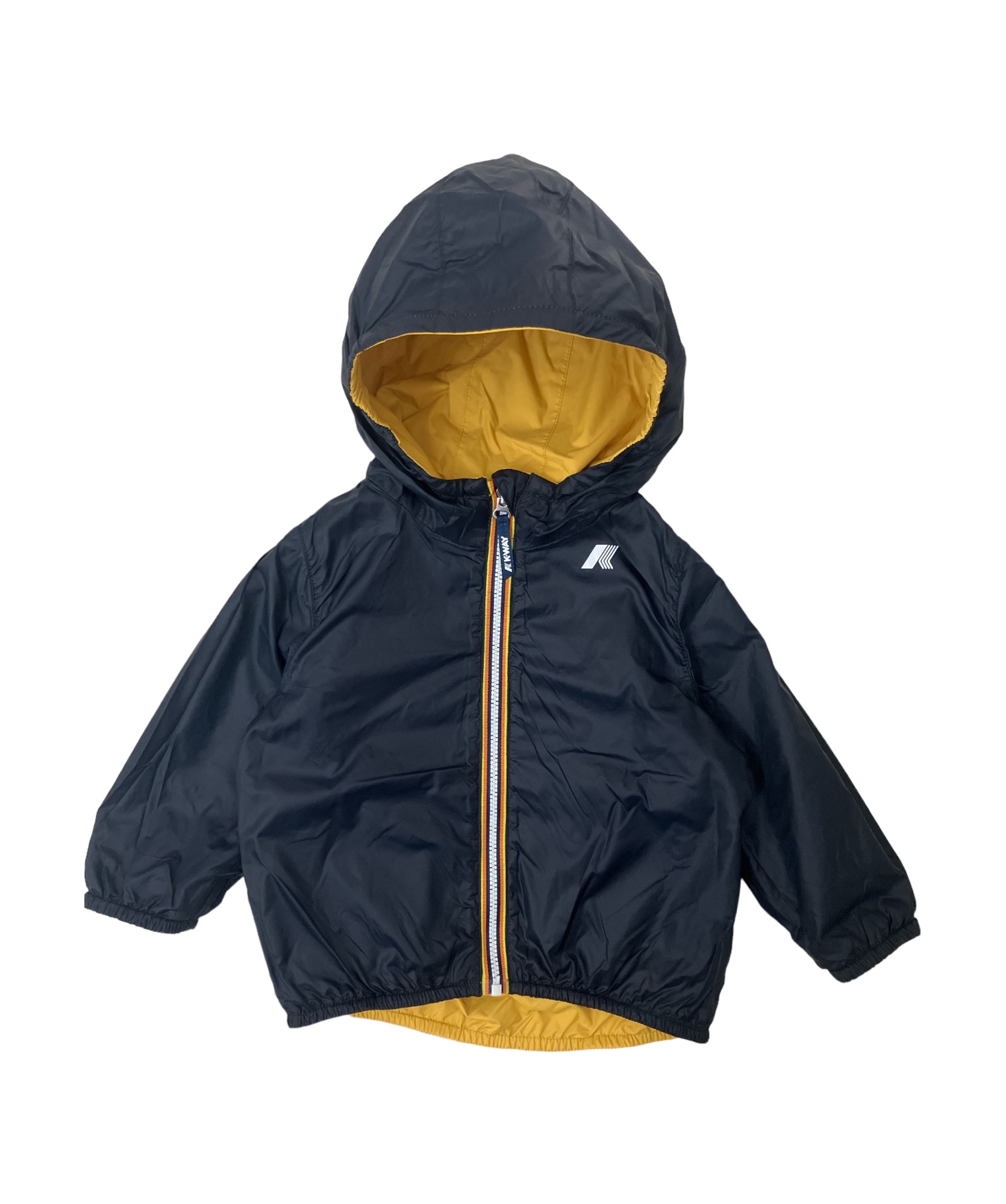 K-way Double-sided Hooded Jacket In Brown