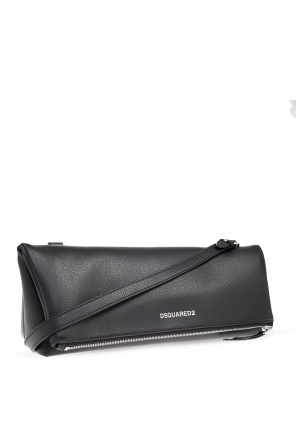 Dsquared2 Neoclassic Pebbled Zipped Messenger Bag