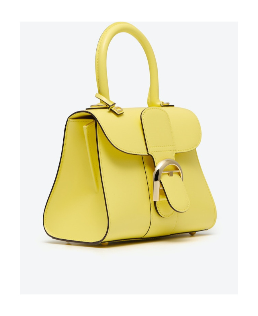 Delvaux Brillant Mini Handbag In Yellow