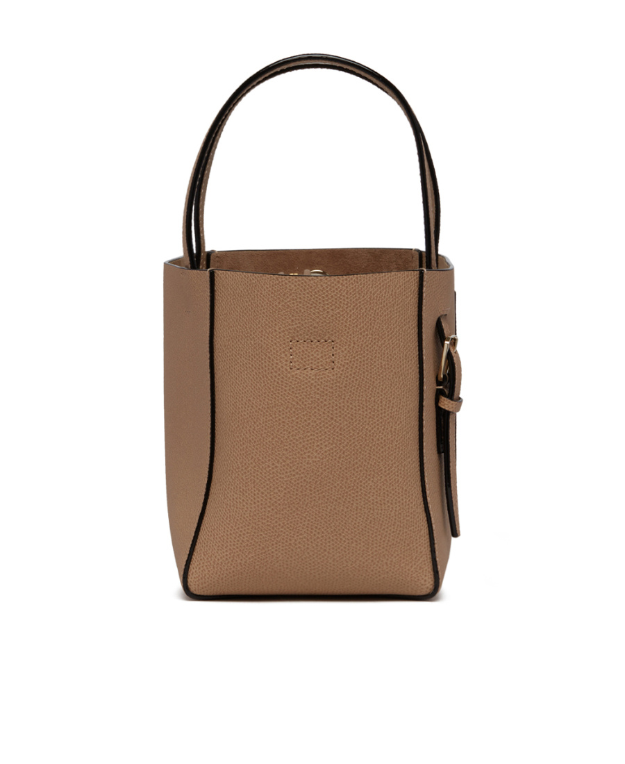 Valextra Mini Soft Bucket Bag In Brown