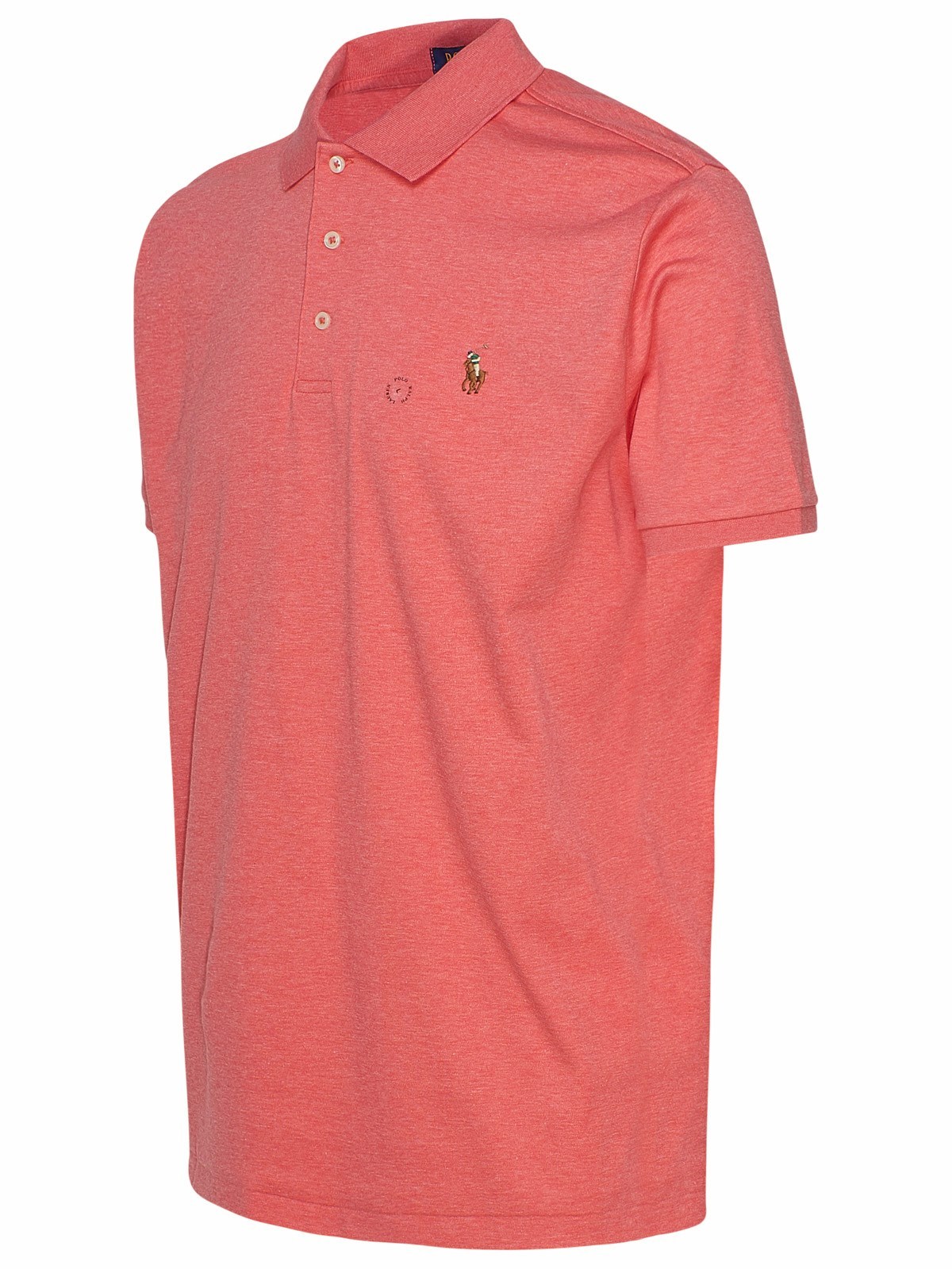 Polo Ralph Lauren Ralph Lauren Custom Slim Fit Polo T Shirt Pink In Red
