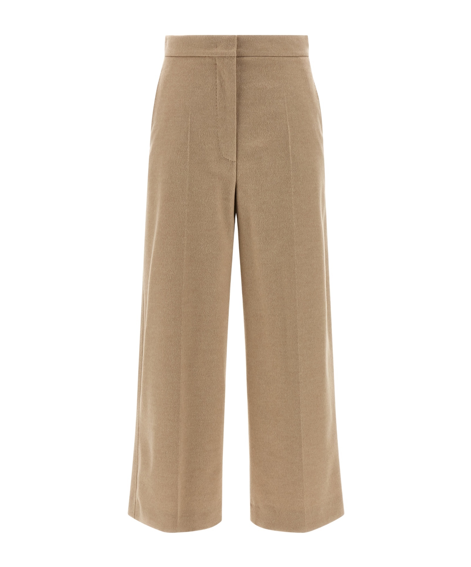 Max Mara Beige Marengo Pants In Brown