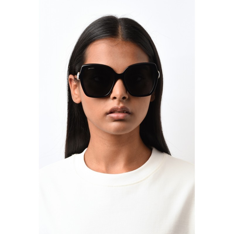 Jimmy Choo Eyewear Square Frame Sunglasses In Black