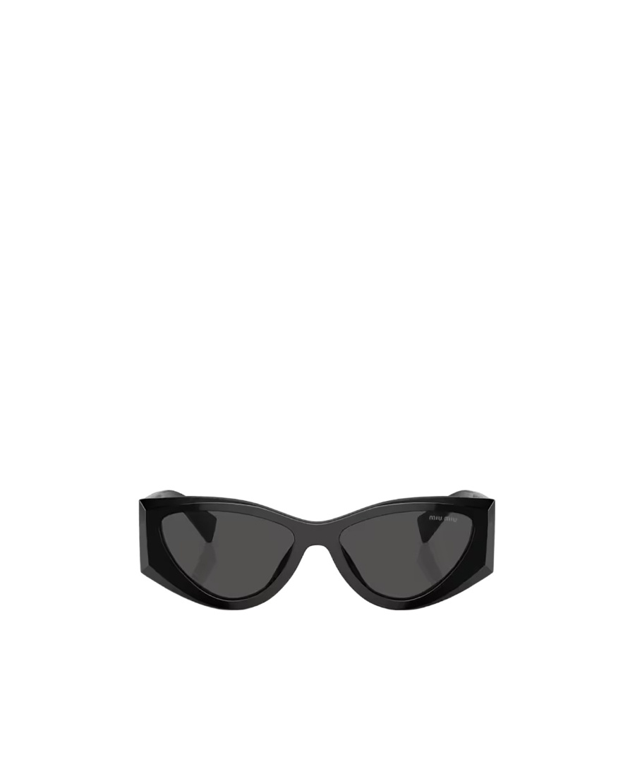 Miu Miu Cat-eye Frame Logo Sunglasses In Gray