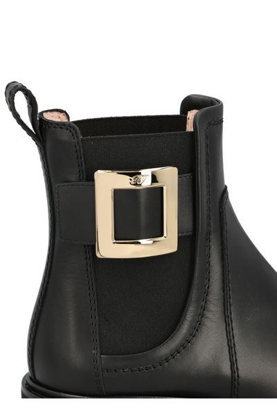 ROGER VIVIER VIV' RANGERS CHELSEA BOOTIES IN LEATHER