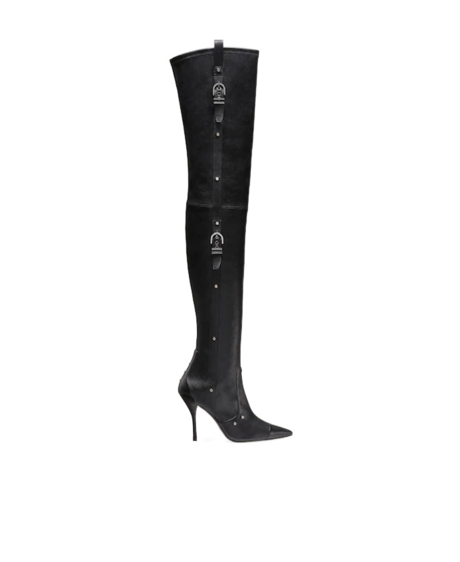 Stuart Weitzman Pointed Boots In Black