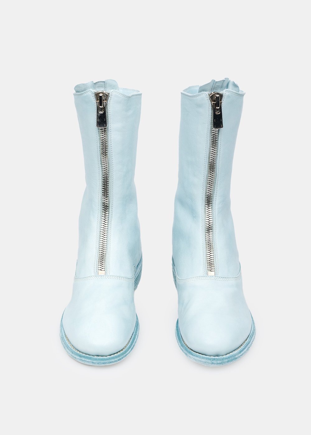 Guidi Zipper Boots In Blue