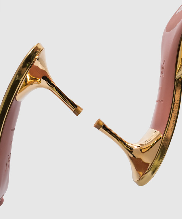 Amina Muaddi Open-toed High-heeled Sandals In Nude
