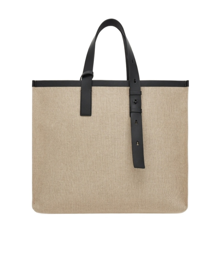 Shop Ferragamo Logo-embossed Leather Tote Bag In Nude