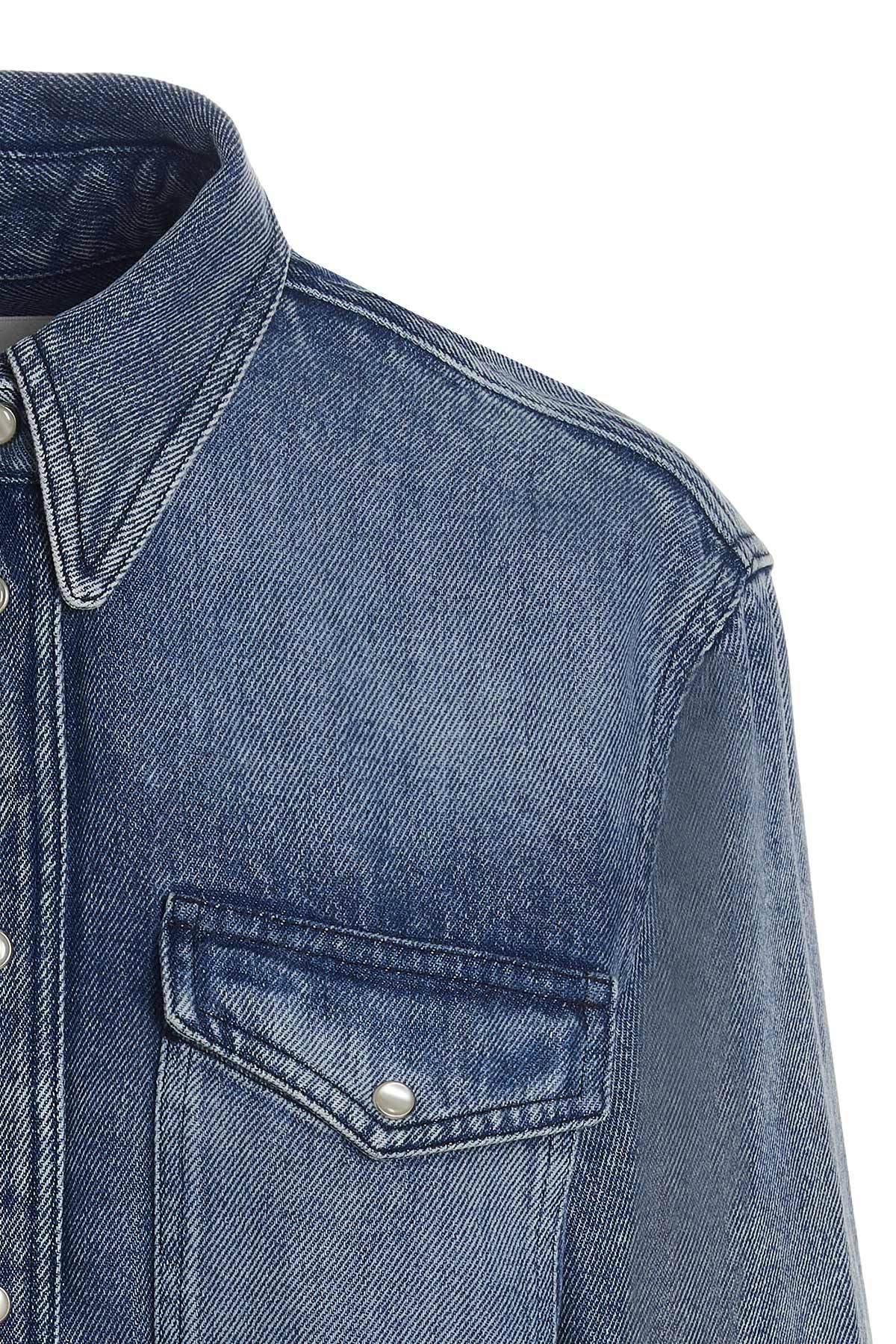 Isabel Marant Étoile Long-sleeved Shirt In Blue