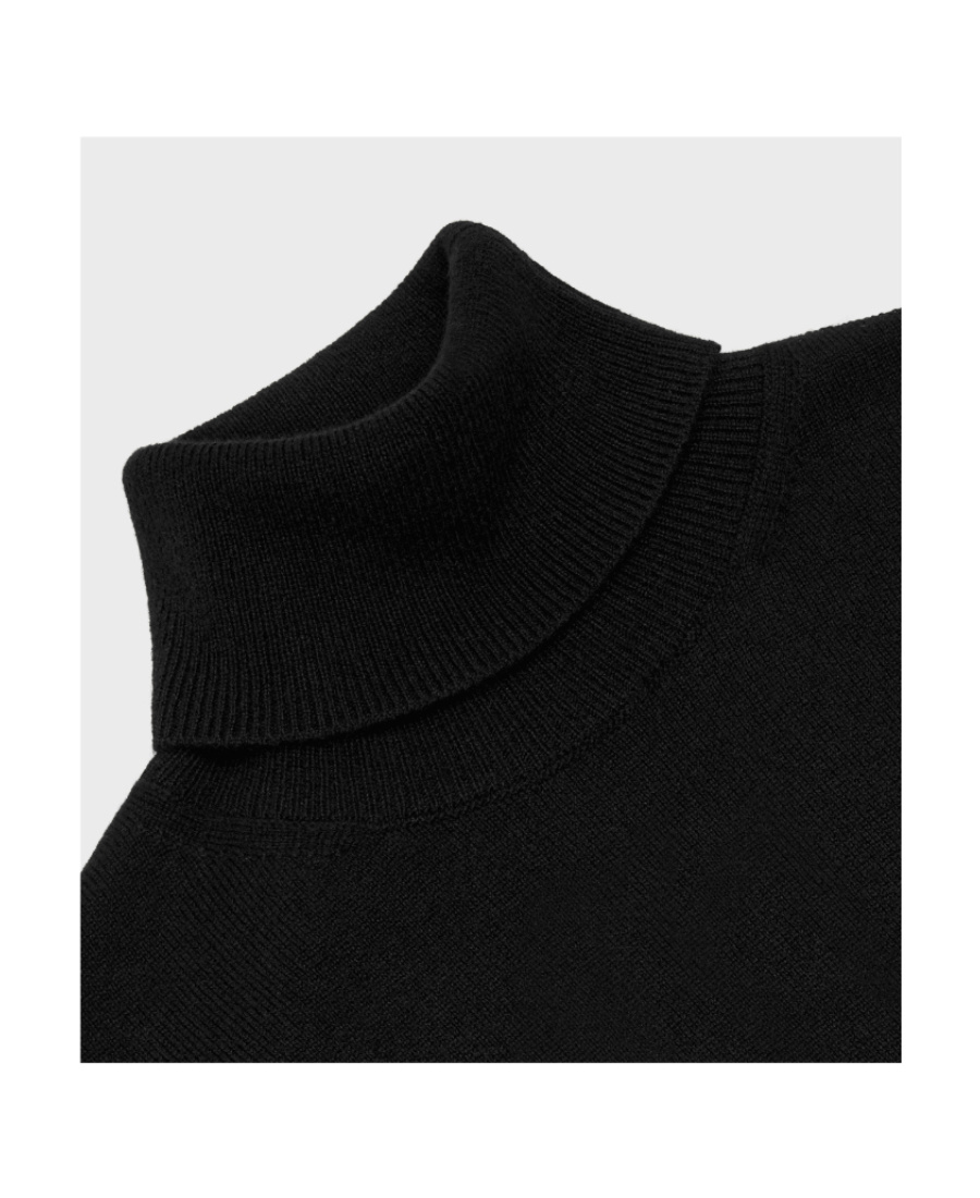 Celine High-necked Sweater In Black