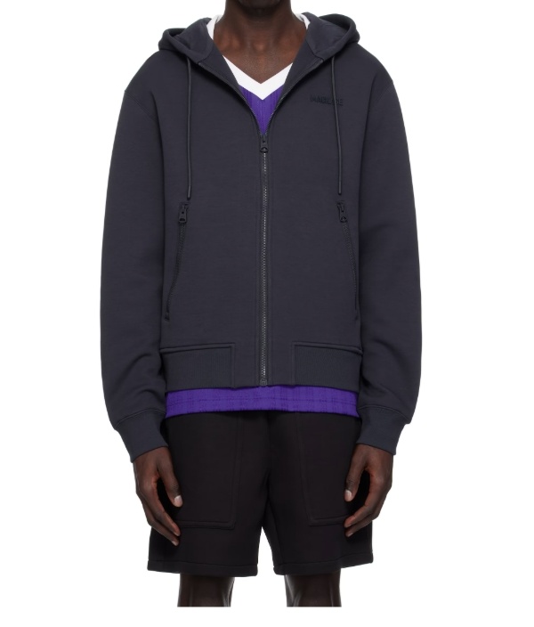 Mackage Long-sleeved Hooded Sweatshirt In Black