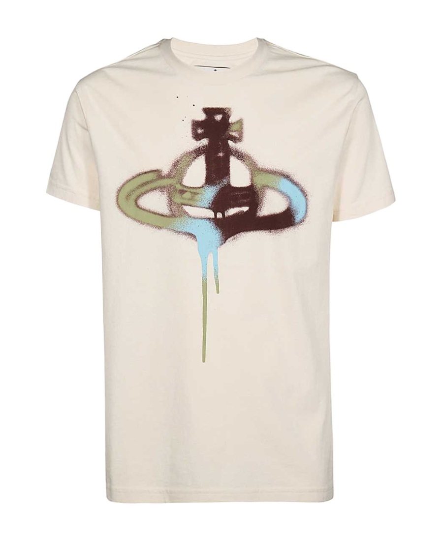 Vivienne Westwood Round-necked T-shirt In Brown