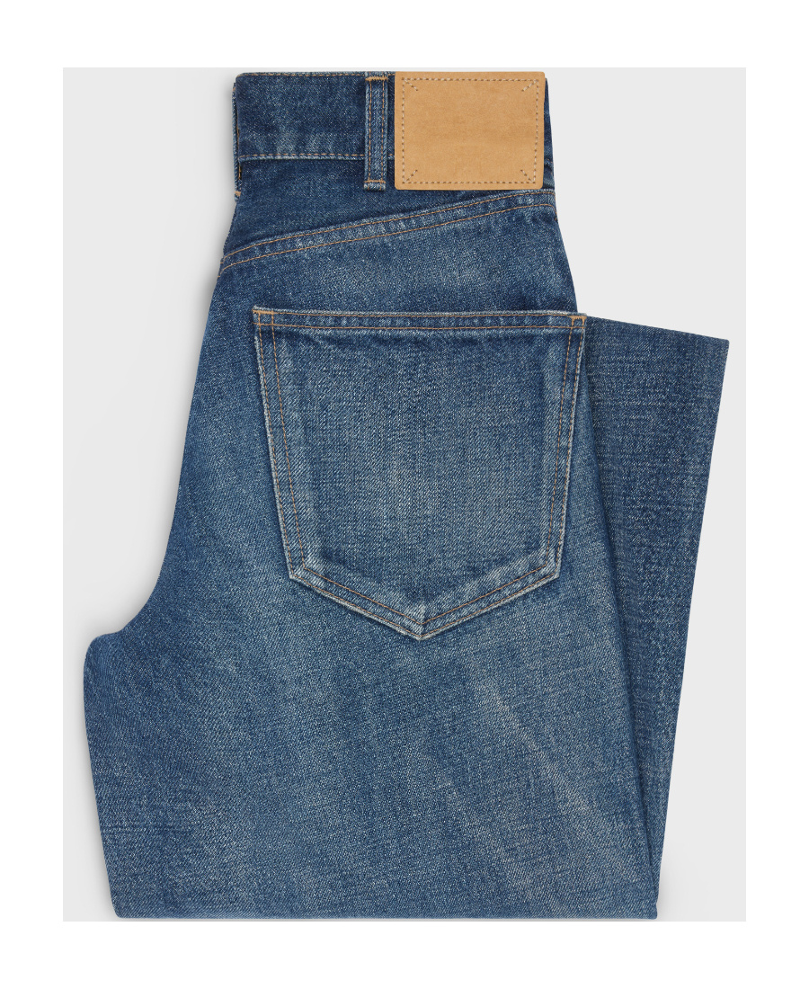 Celine Multi-pocket Jeans In Blue