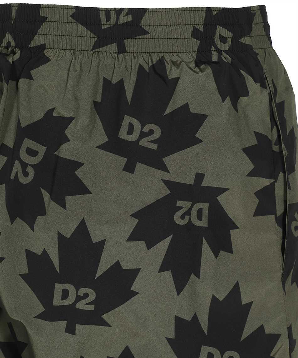 Dsquared2 Leaf Logo Printed Swimming Trunks