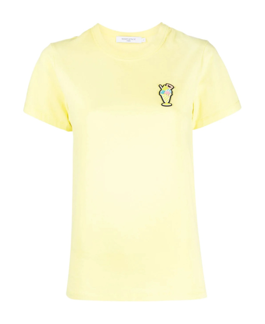 MAISON KITSUNÉ ICE-CREAM PATCH COTTON T-SHIRT