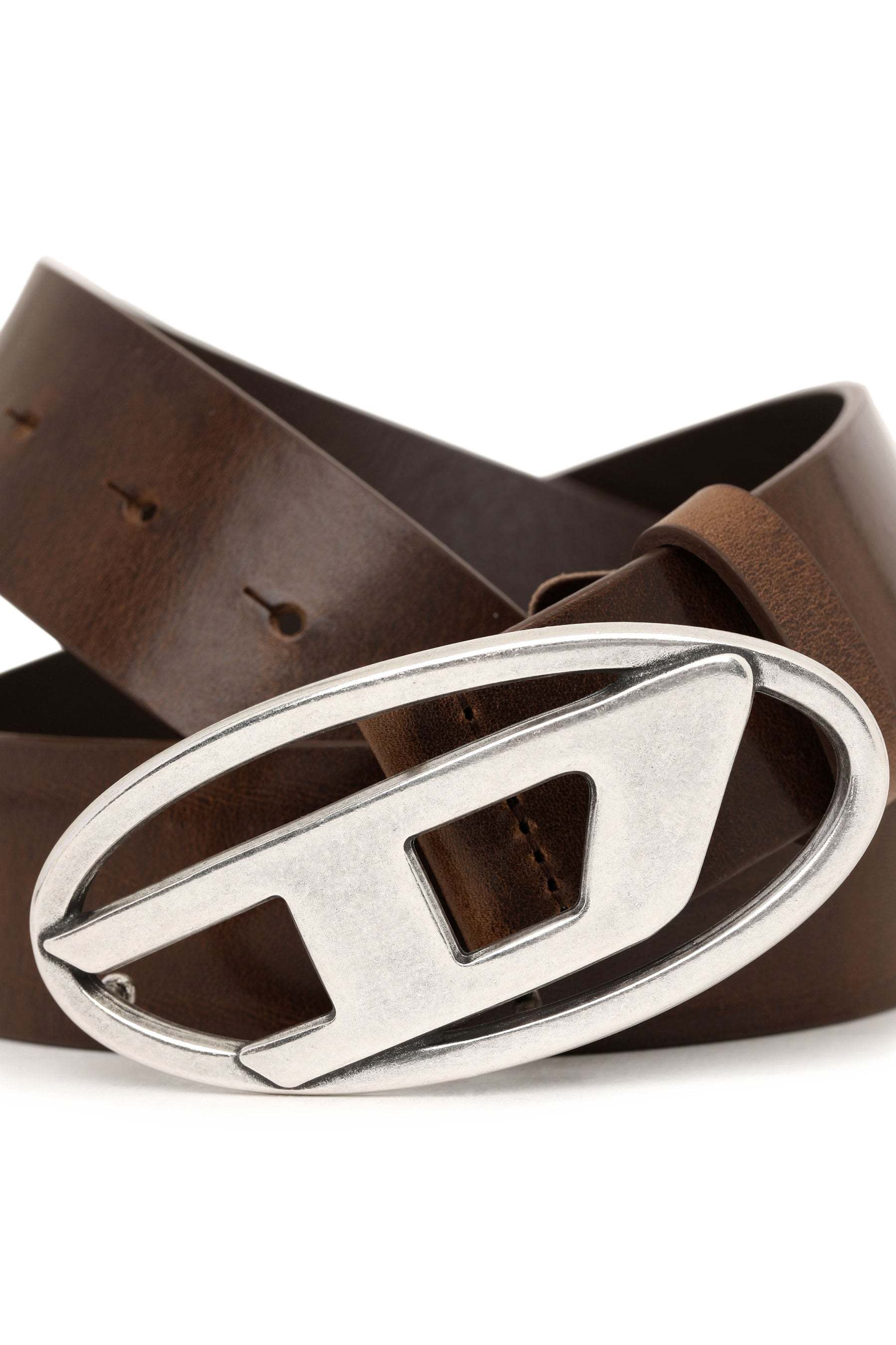 Diesel Cintura In Pelle Con Fibbia A D In Multicolor