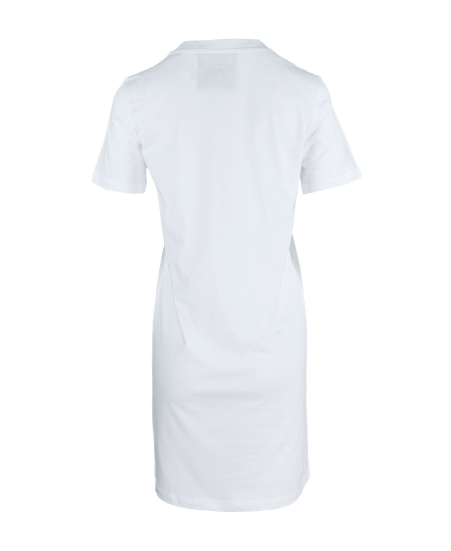 Moschino Logo Dress In White