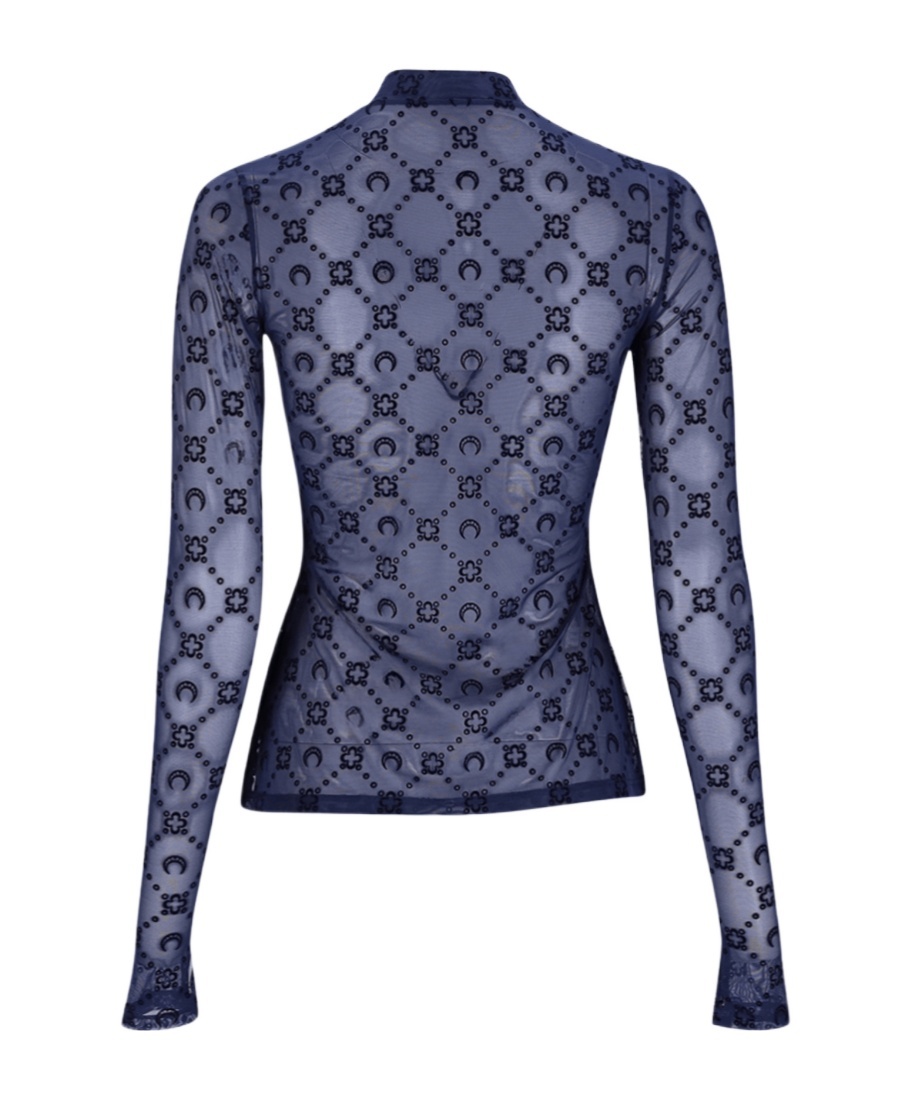 Marine Serre Long-sleeved Top In Multicolor