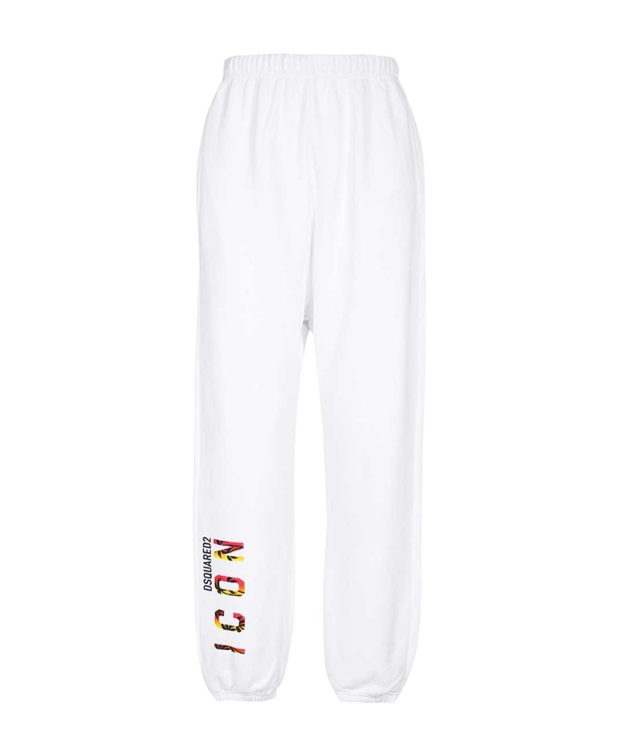 Dsquared2 Logo-print Track Pants In White