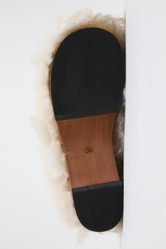 Acne Studios Plush Clogs And Boots In White