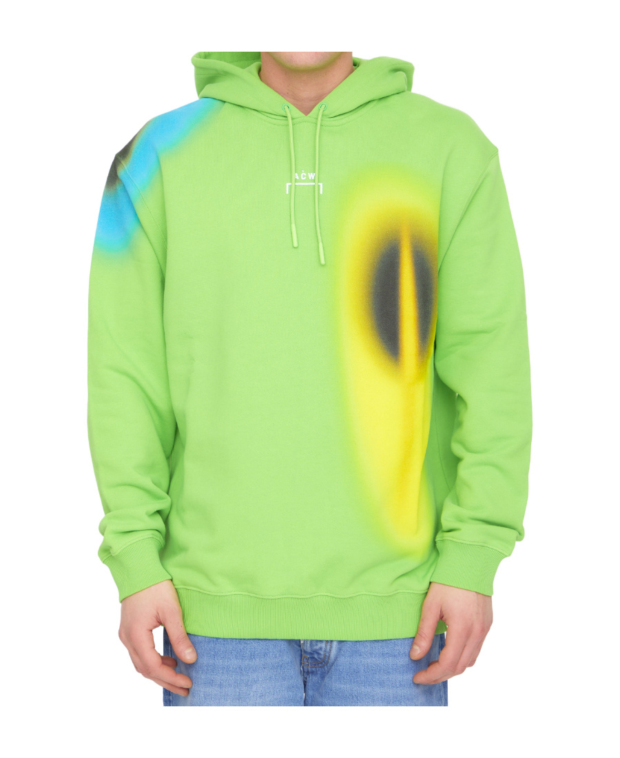 A-cold-wall* Hypergraphic Hoodie In Green