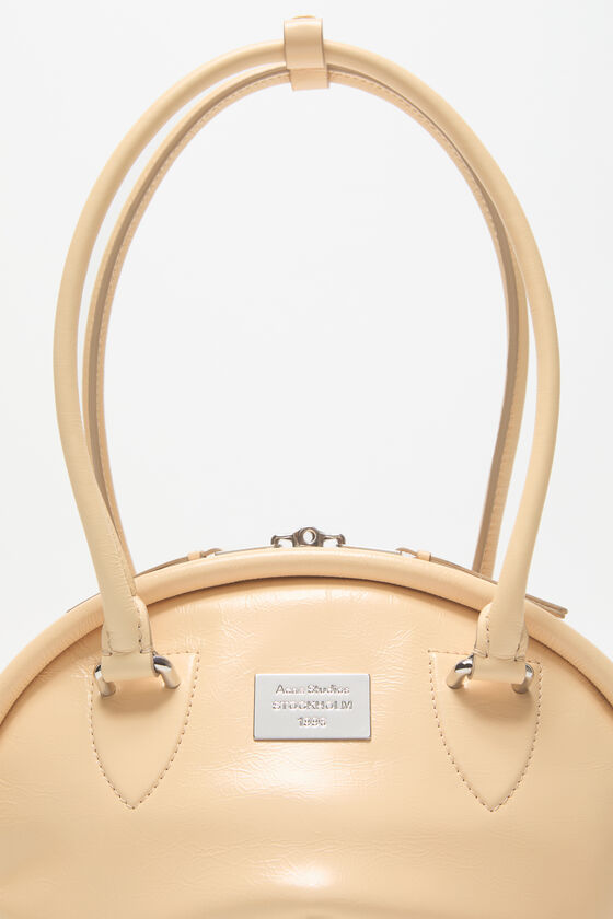 Acne Studios Mini Bowlina Shoulder Bag In Nude