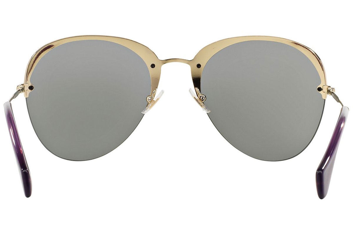 Miu Miu Logo Sunglasses In Pink