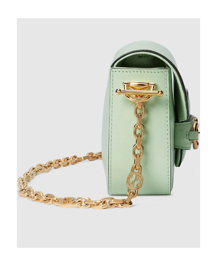 Gucci Women's 1955 Horsebit Small Shoulder Bag In Green