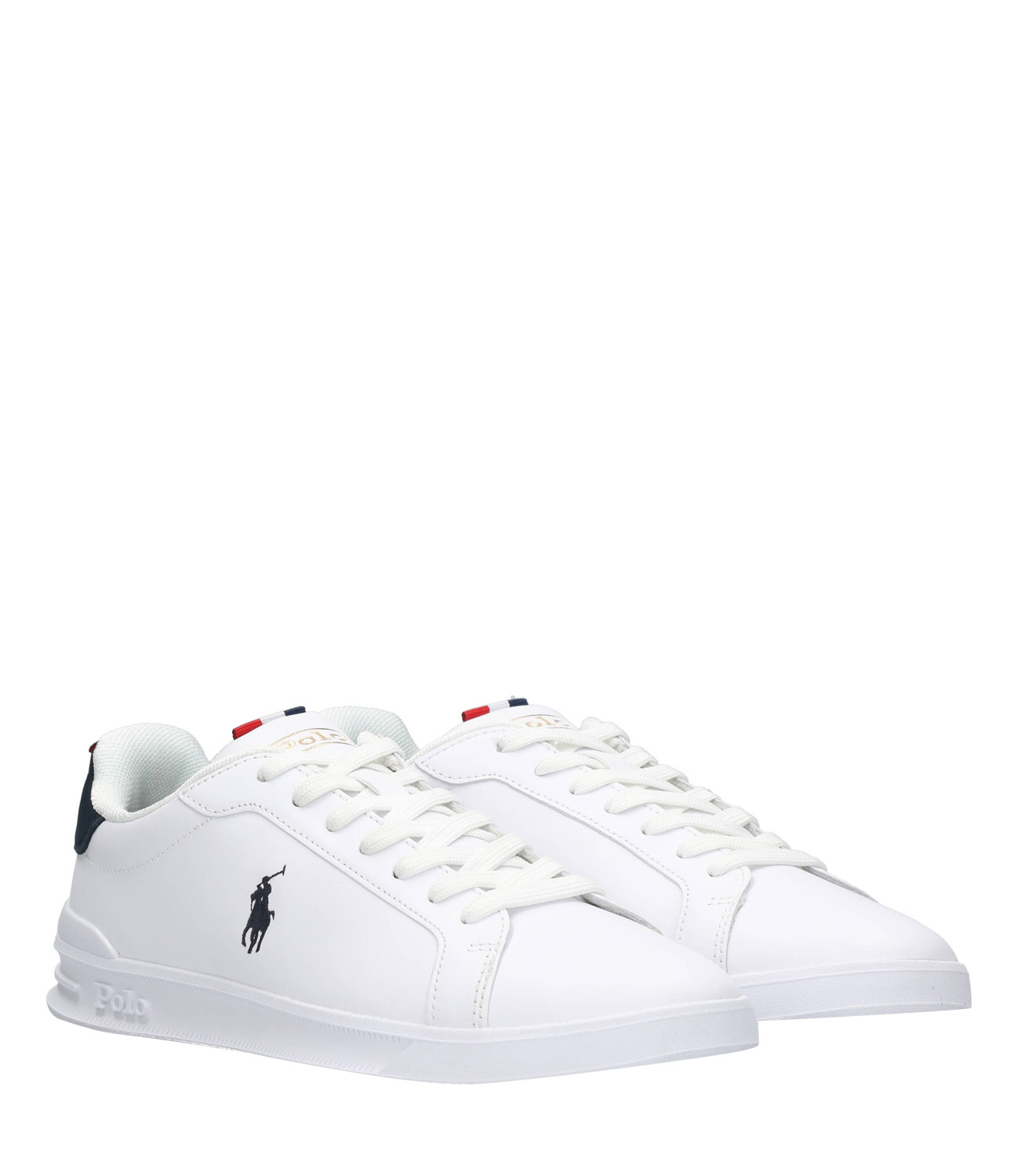 Shop Polo Ralph Lauren Heritage Court Ii Lace-up Sneakers In White