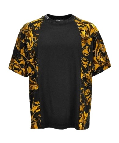 Versace Jeans Couture Relaxed Fit T Shirt Black In Black
