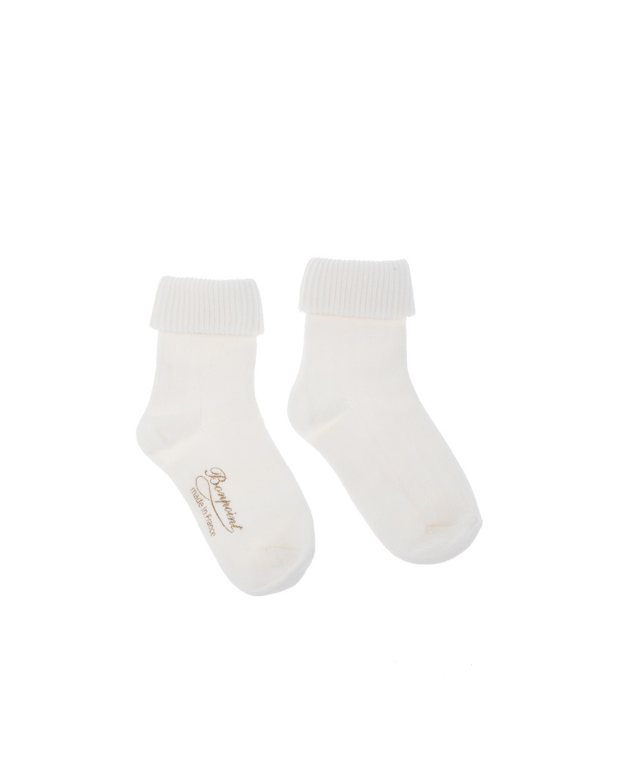 Bonpoint Logo Socks In White