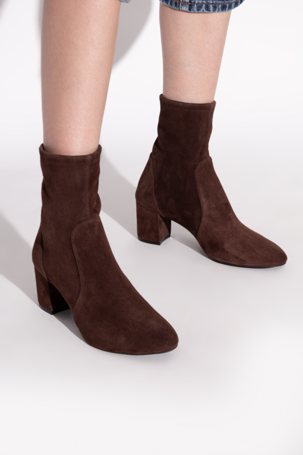 Stuart Weitzman Round Toe Ankle Boots