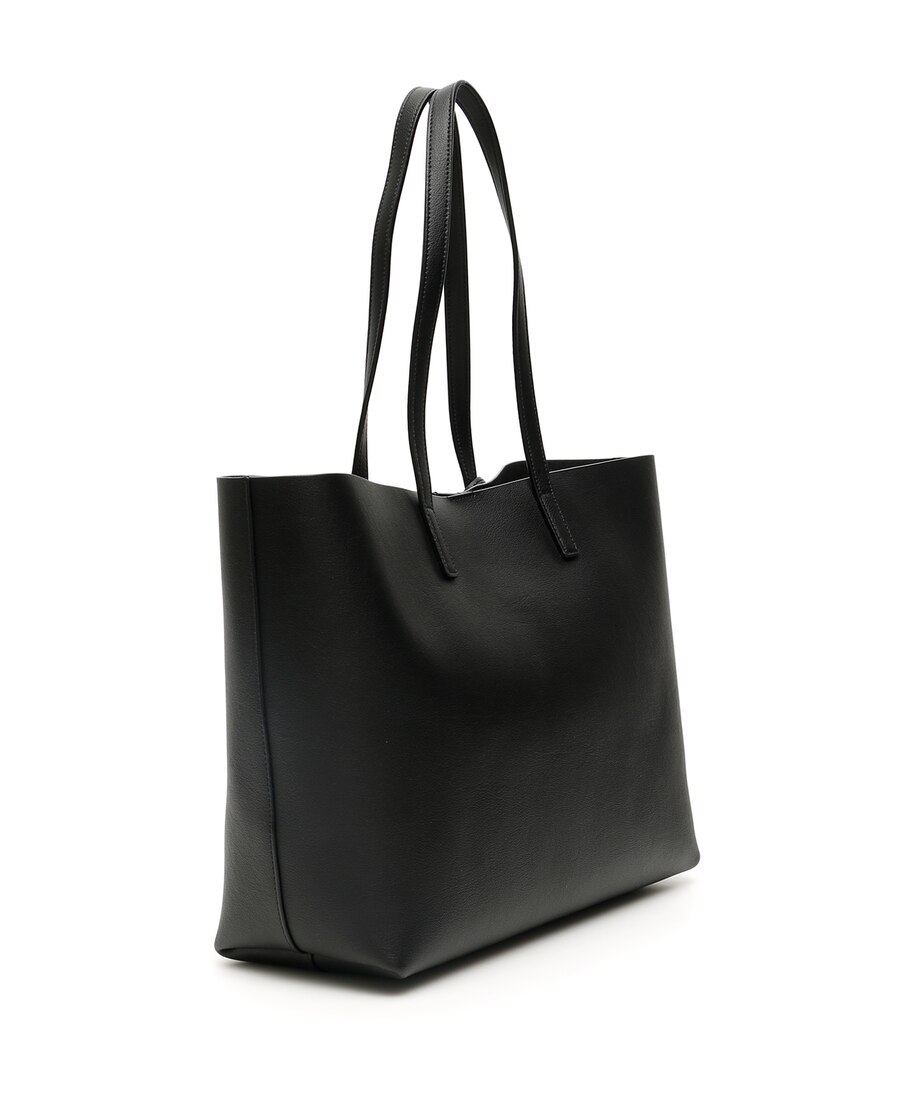 Saint Laurent Large Shopper Tote Bag In Black