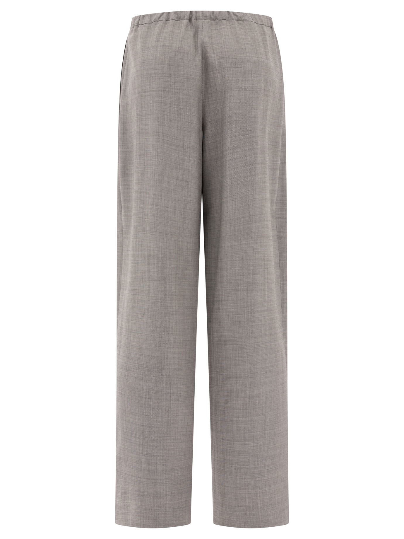 Loulou Studio Relaxed Straight-leg Trousers In Gray