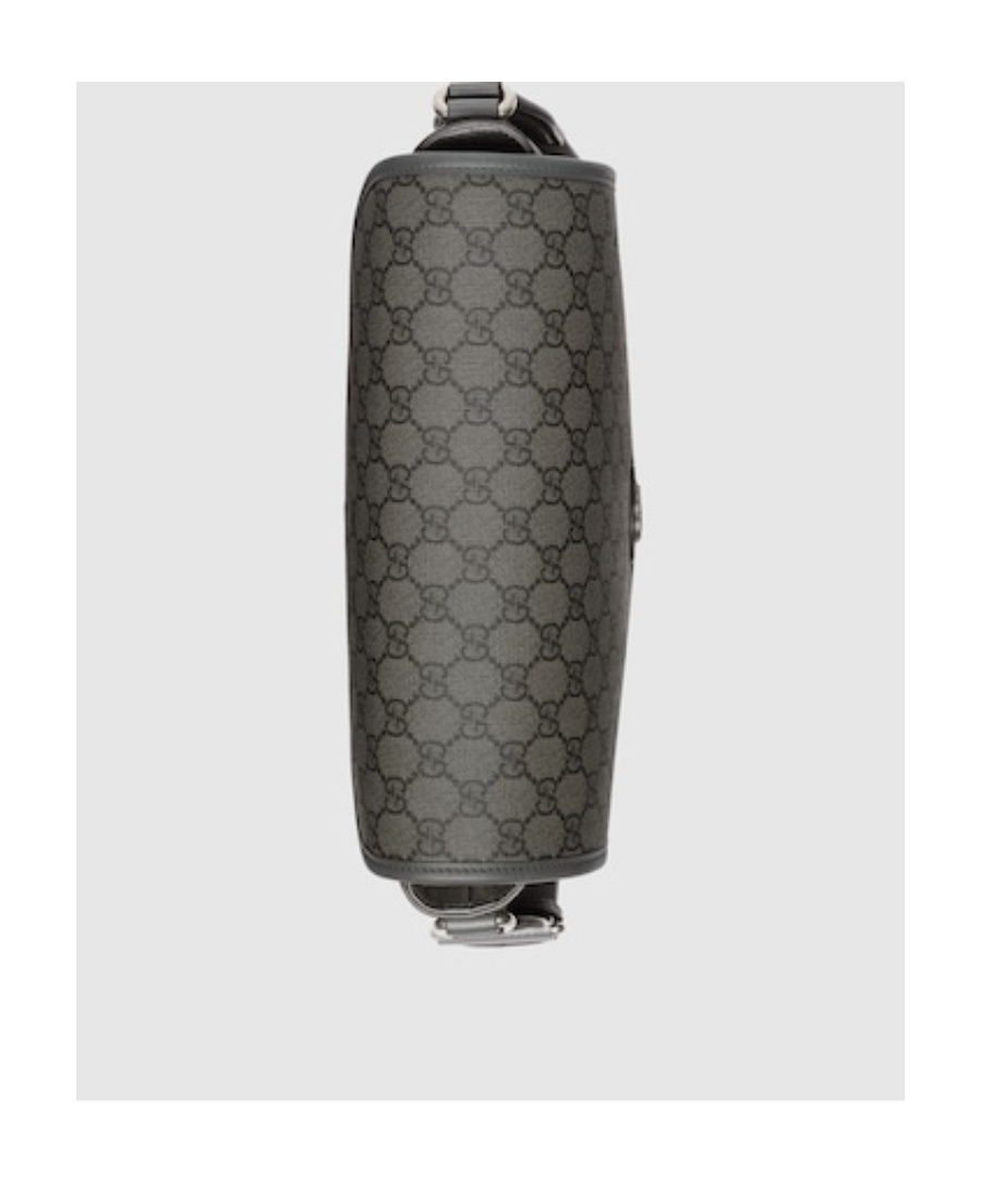 Gucci Ophidia Gg Supreme Canvas Messenger Bag In Black