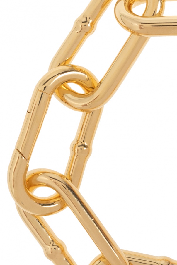 Bottega Veneta Chain-link Bracelet In Yellow
