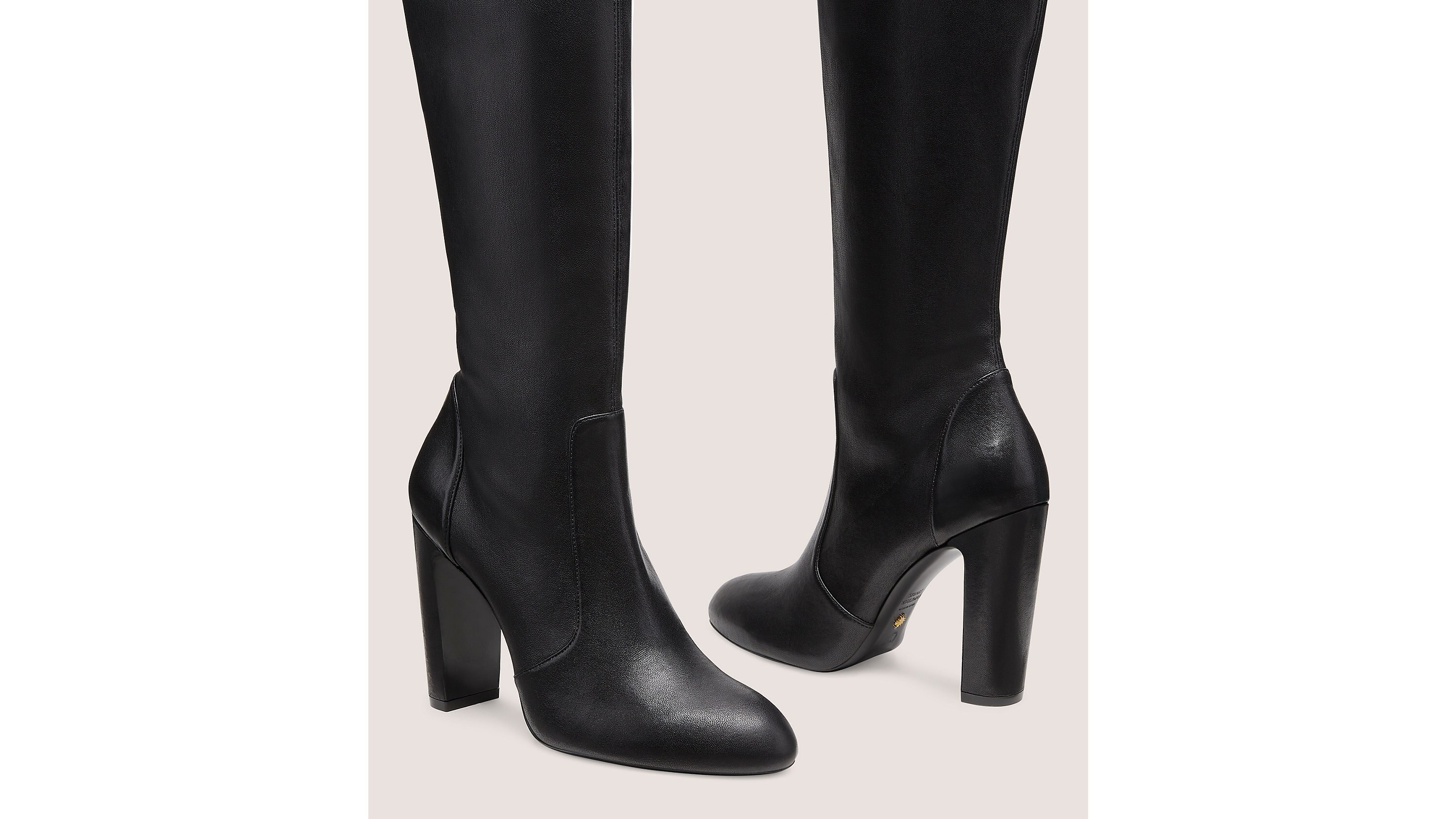 Stuart Weitzman Pointed Boots In Black