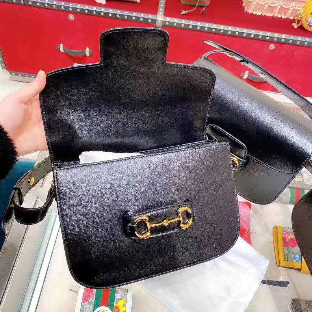 Gucci Horsebit 1955 Shoulder Bag In Black